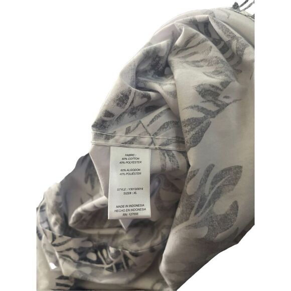 Akrux Mens Multicolor Laefy Print Button Up Short Sleeve Shirt Size xl - Picture 6 of 10